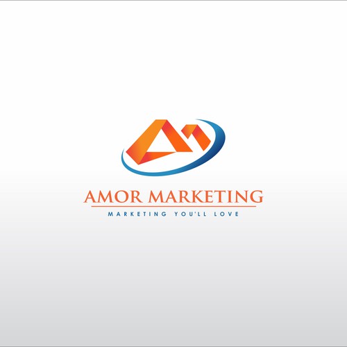 Ground breaking logo design required for the new Amor Marketing website!! Réalisé par dimdimz