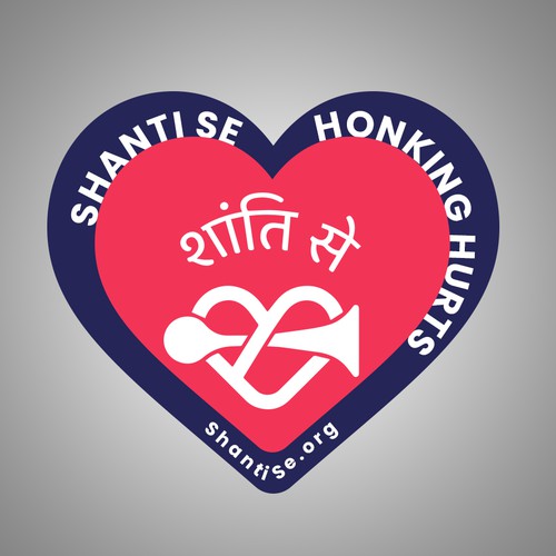 Designs for a no-honking campaign Design by Bittu2015