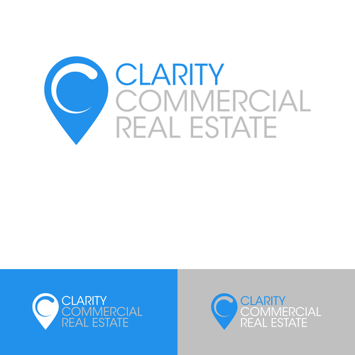 Logo + Brand Guide for Clarity Commercial Real Estate Design by Stefano Pizzato