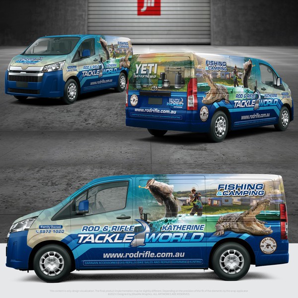 Diseño de J0taeMe_ titulado "Fishing & Camping Store Van"