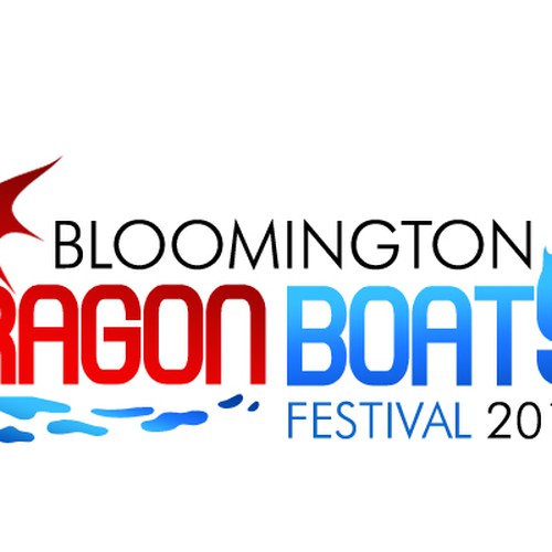 logo for Bloomington Dragon Boat Festival Design by shyne33