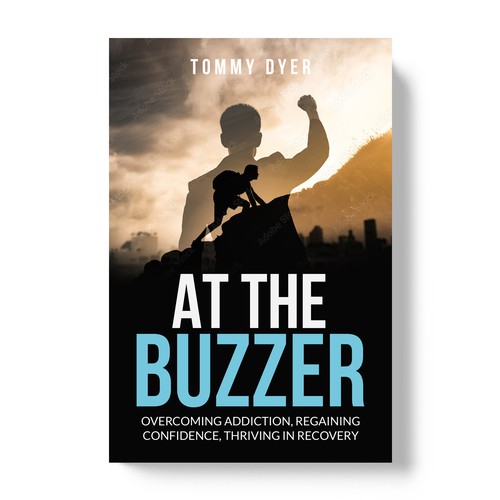 Book cover for inspirational, comeback story out of addiction into recovery! Design by TopHills