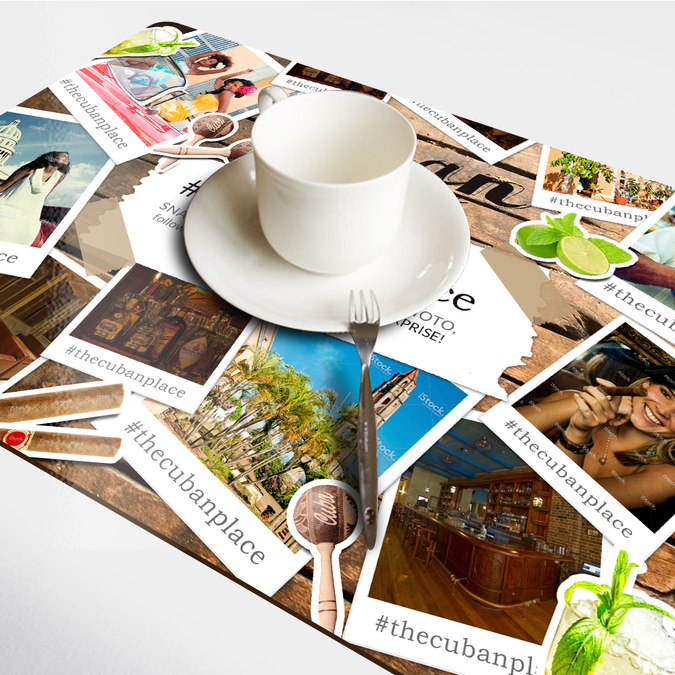 Restaurant placemat Menu contest