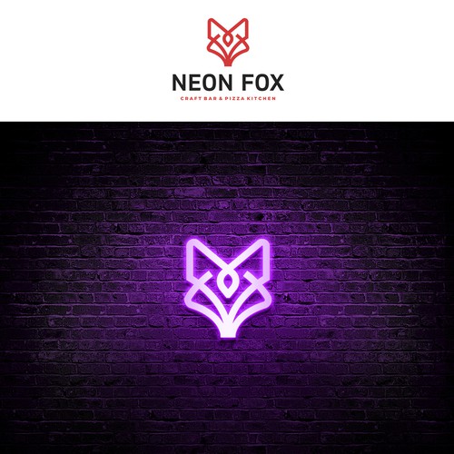 Neon Fox Design by Eduardo Borboa