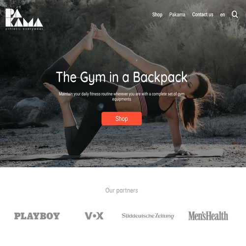 Landing page design contest entry by Vantar Studios