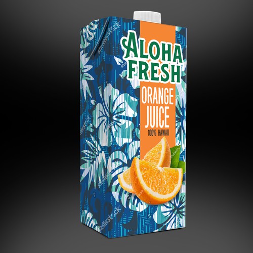 ALOHA FRESH JUICE & TEA Design by neoflexdesign