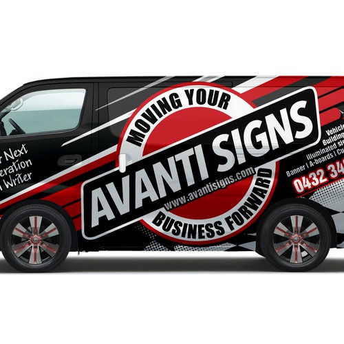 A Toyota Van Wrap Design for a Sign Company ! B sEEN , Get Known ...