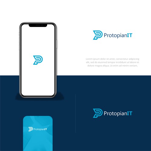 Logo Design Contest Platform For Small Business Reference: Designs Protopian It Veteran Owned It Cio Services For Medium