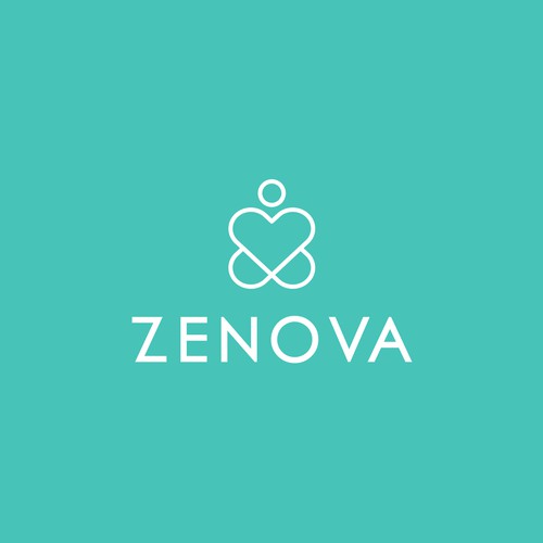 Zenova Logo: Revolutionary suite of health and wellness mobile apps Design by M1SFA