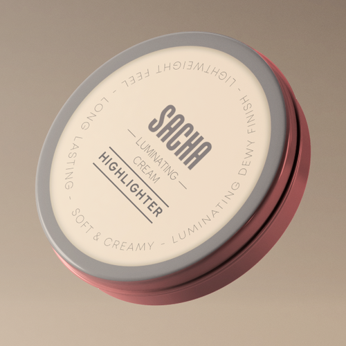 Sacha Luminating Cream Highlighter Design by DesignInc.