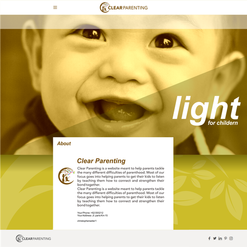 Clear Parenting Logo & Brand Guide To Appeal To Mothers Design by samsoel