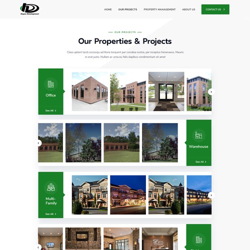 **Upgrade** existing website.  Tons of High Res existing imagery! Design by FuturisticBug