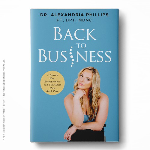 Amazing Book Cover For Successful Physical Therapist Design by Klassic Designs