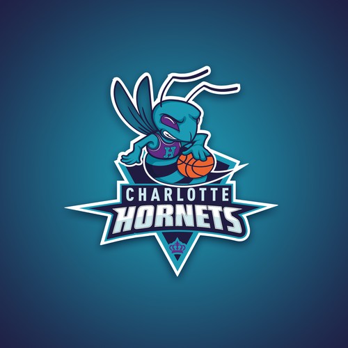 Community Contest: Create a logo for the revamped Charlotte Hornets! Diseño de gamboling