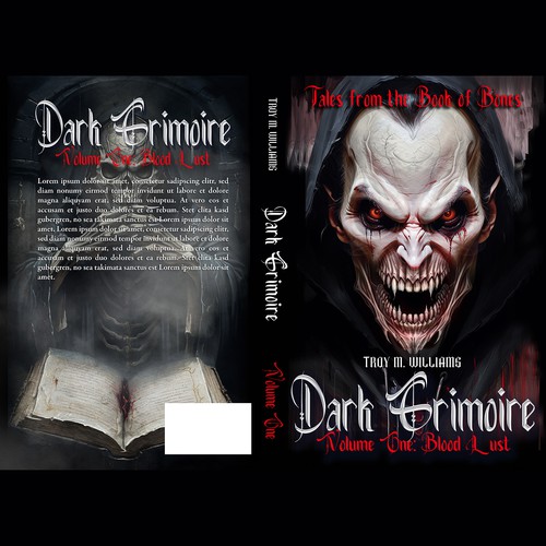 Dark Grimoire Design réalisé par Labelschmiede