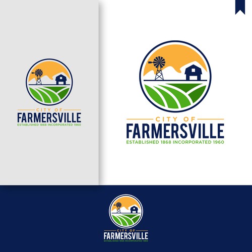 City of Farmersville Logo Design by AjiCahyaF