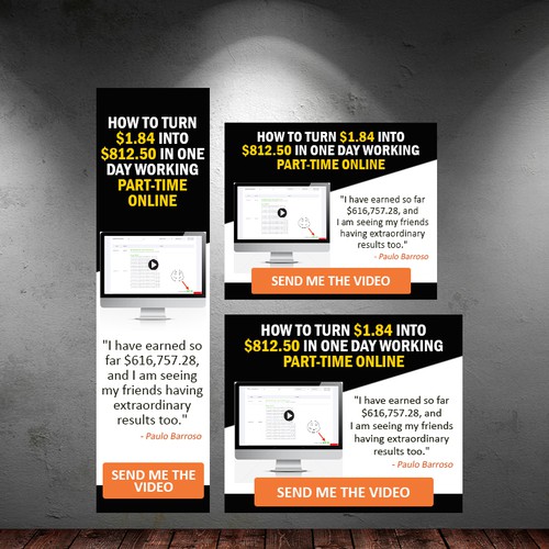 Create a creative and attractive 300x250 banner for display ads