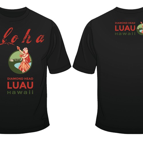 Create A Shirt Souvenir For The Hottest Luau In Hawaii Design by iMAGIngarCh+