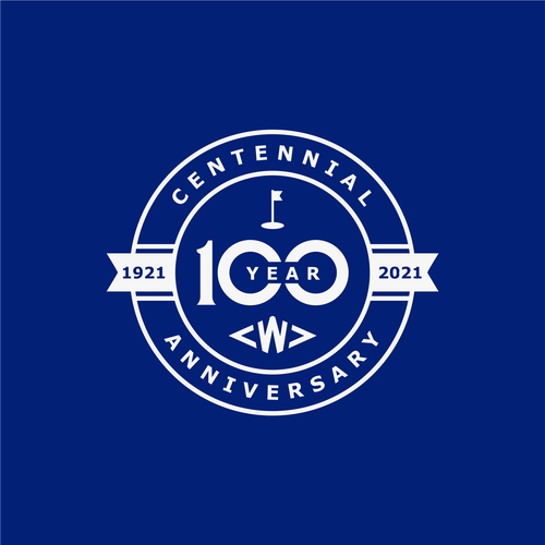 Design Centennial Anniversary Logo por Hidden Master