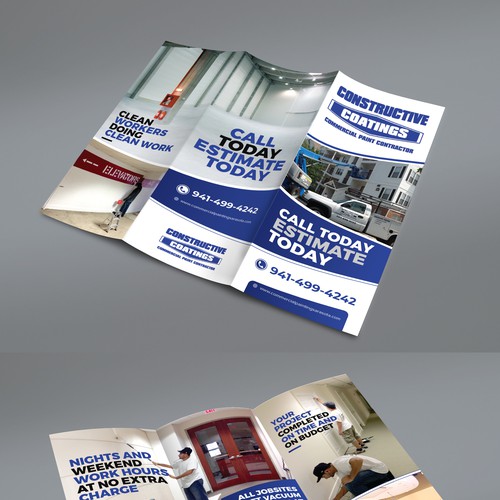 Commercial painting company brochure ad contest, looking for clean crisp look Design von idea@Dotcom