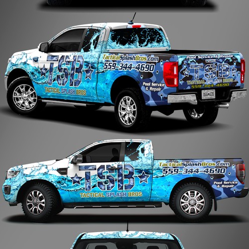Get Creative & Make A Big Splash With Our Elite Pool Service Truck Wrap!! Design von Lumina CreAtive