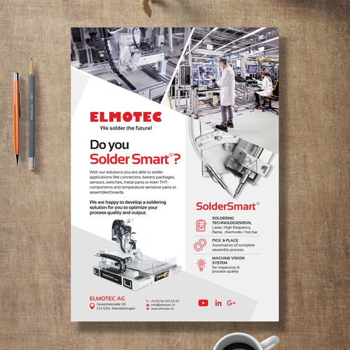 New one page advert - for robot Design by STMRM