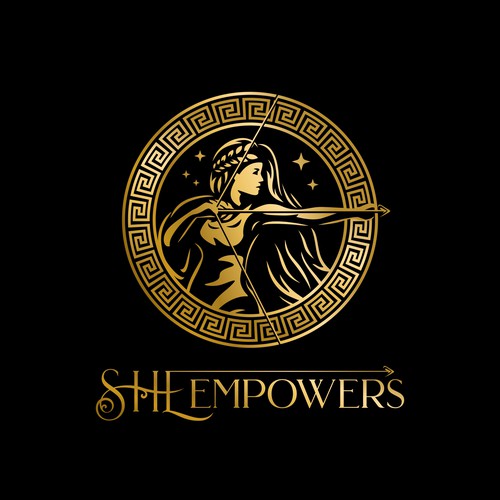 SHEempowers - luxurious design of a woman preferrably in some kind of a circle to appeal to women professionals Design by Art_Tam