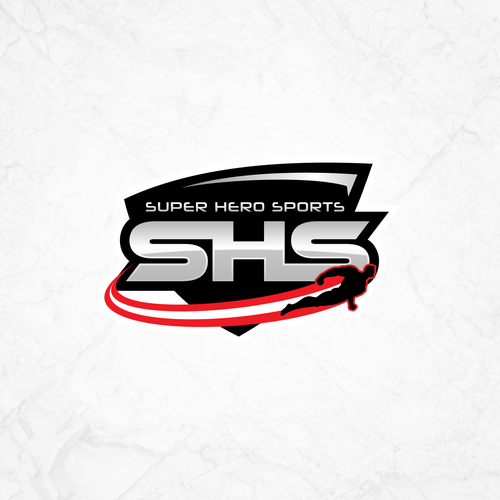 logo for super hero sports leagues Diseño de petir jingga