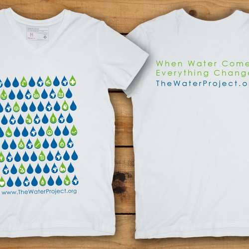 T-shirt design for The Water Project デザイン by dropyourmouth