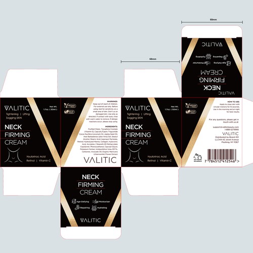 Neck firming cream - expensive look Design by ....Comartstudios™