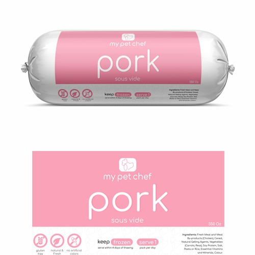 Premium Fresh Dog Food Design by Sukira