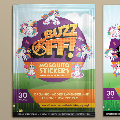 Mosquito repellent patches for Kids Design by Your Graphics Guru