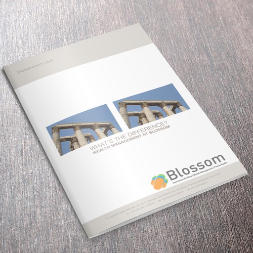 Brochure Redesign from Template for Financial Firm Design by The™