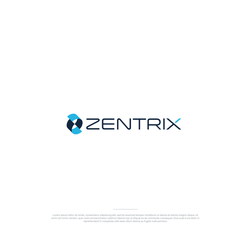 Logo for IT Company called Zentrix Réalisé par adwar std.