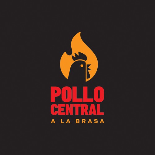 rebranding of a restaurant: charbroiled chicken! Design by Mamei