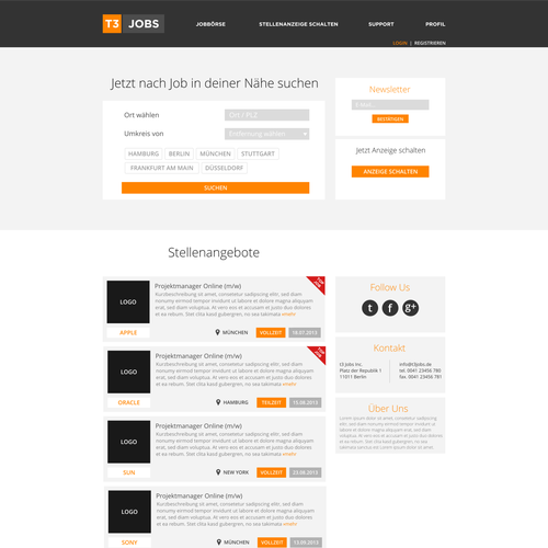 Web page design contest entry by koluk