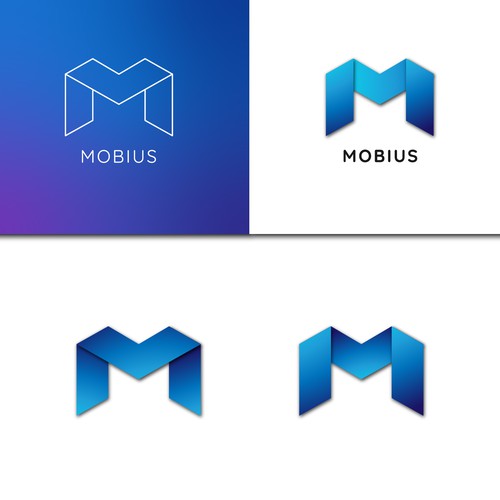 Design a striking modern logo and brand identity for Mobius! Design réalisé par Anna Gruszkowska