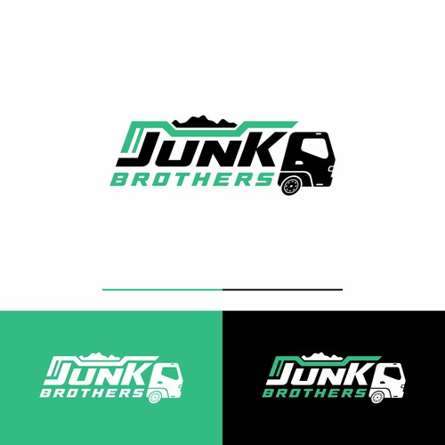 Fun logo for our local, family owned junk removal business Design by NuriCreative