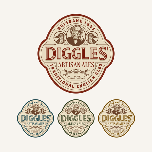 Nostalgic logo required for our small family brewery Design by Widakk