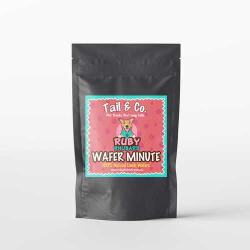 Ruby Rhubarb new product Labels Design by halesen