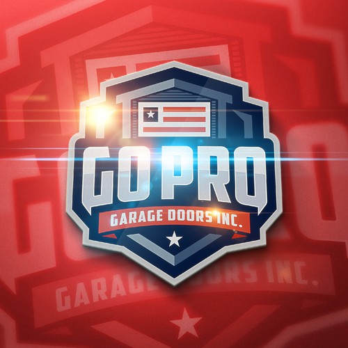 Go Pro Garage Doors Inc Reband Design by Fortunic™