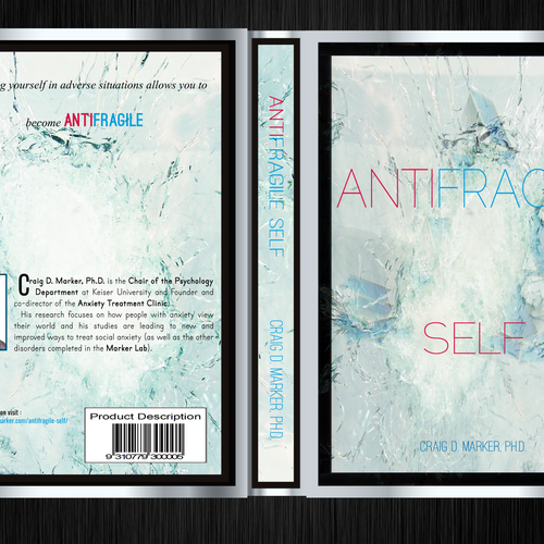 Create an Antifragile logo for the upcoming book AntiFragile Self Design by CB Werks