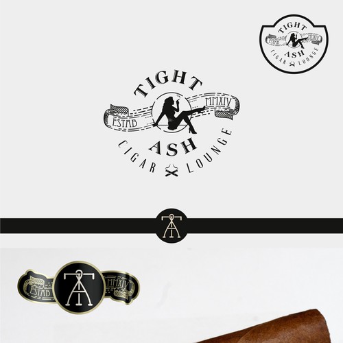 Create a classic cigar lounge logo Design by Cristian-Popescu