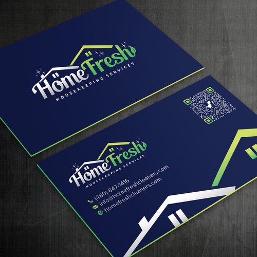 We Need A Powerful Business Card Design For House Cleaning Company | Business  Card Contest | 99Designs