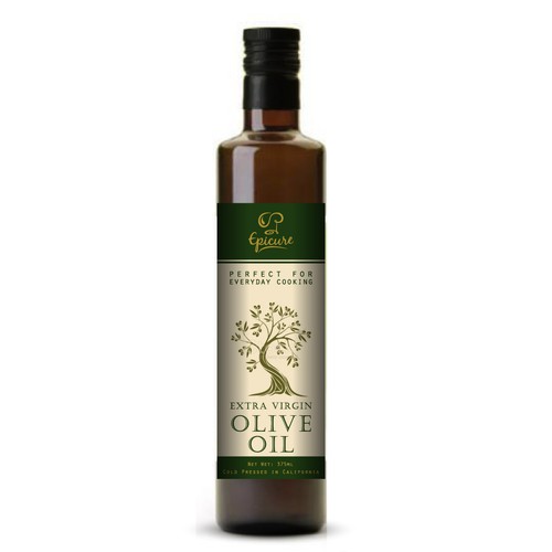 Epicure Olive Oil label Design Design by Dragan Jovic