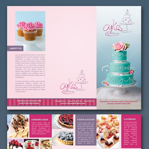 Help Cakes by grange with a new brochure design Design by Awesome Designing