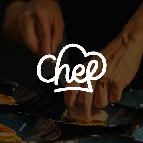 "CHEF": Food & Cooking Social Media Logo Design by k a r a