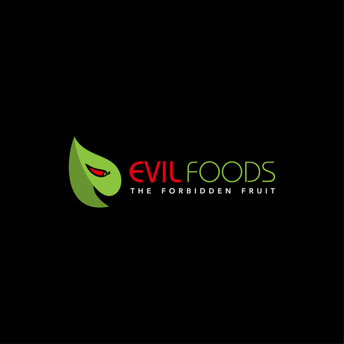 Design a unique, funky logo for "Evil Foods" a food company offering healthy, too good to be true snacks. Diseño de ardhaelmer