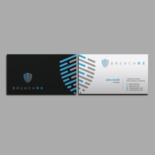 Professional B2B Card for Cyber Security Software Company Design by kaylee CK