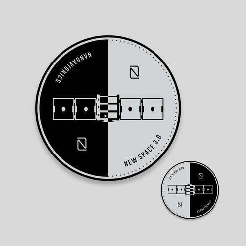 Exclusive Satellite Mission Patch Design Diseño de Nat Herrera